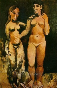 Dos mujeres desnudas 3 1906 cubista Pablo Picasso Pinturas al óleo